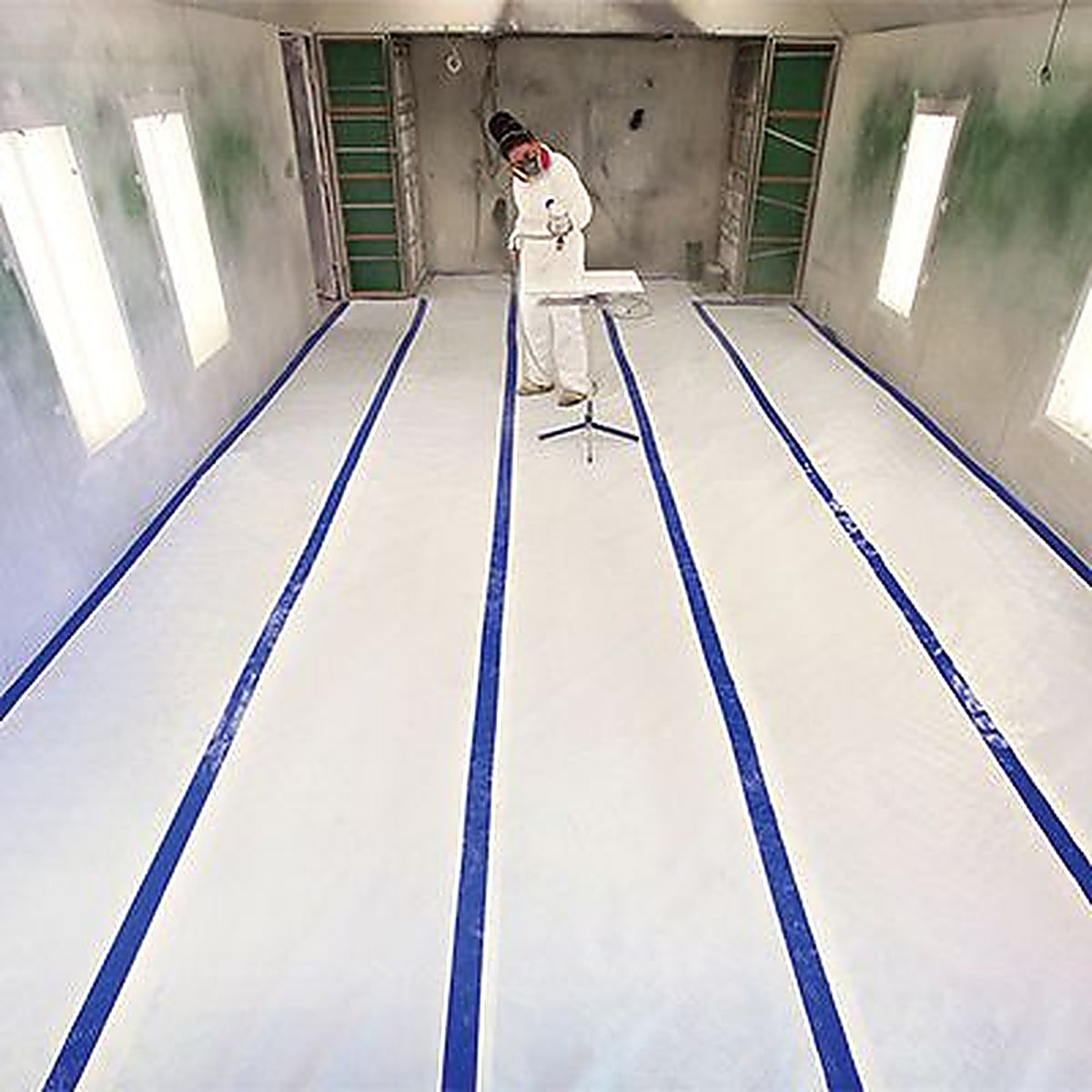 Trimaco - 87210 - Flame-Retardant Spray Booth Protection, 36 Inch X 140 Feet