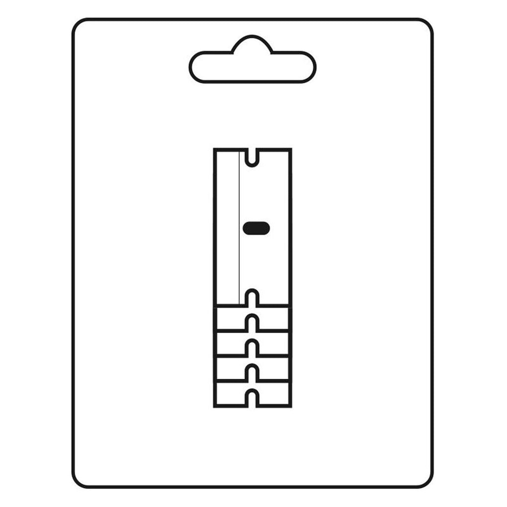 AES - 87605 - Plastic Razor Blade, Pack of 5