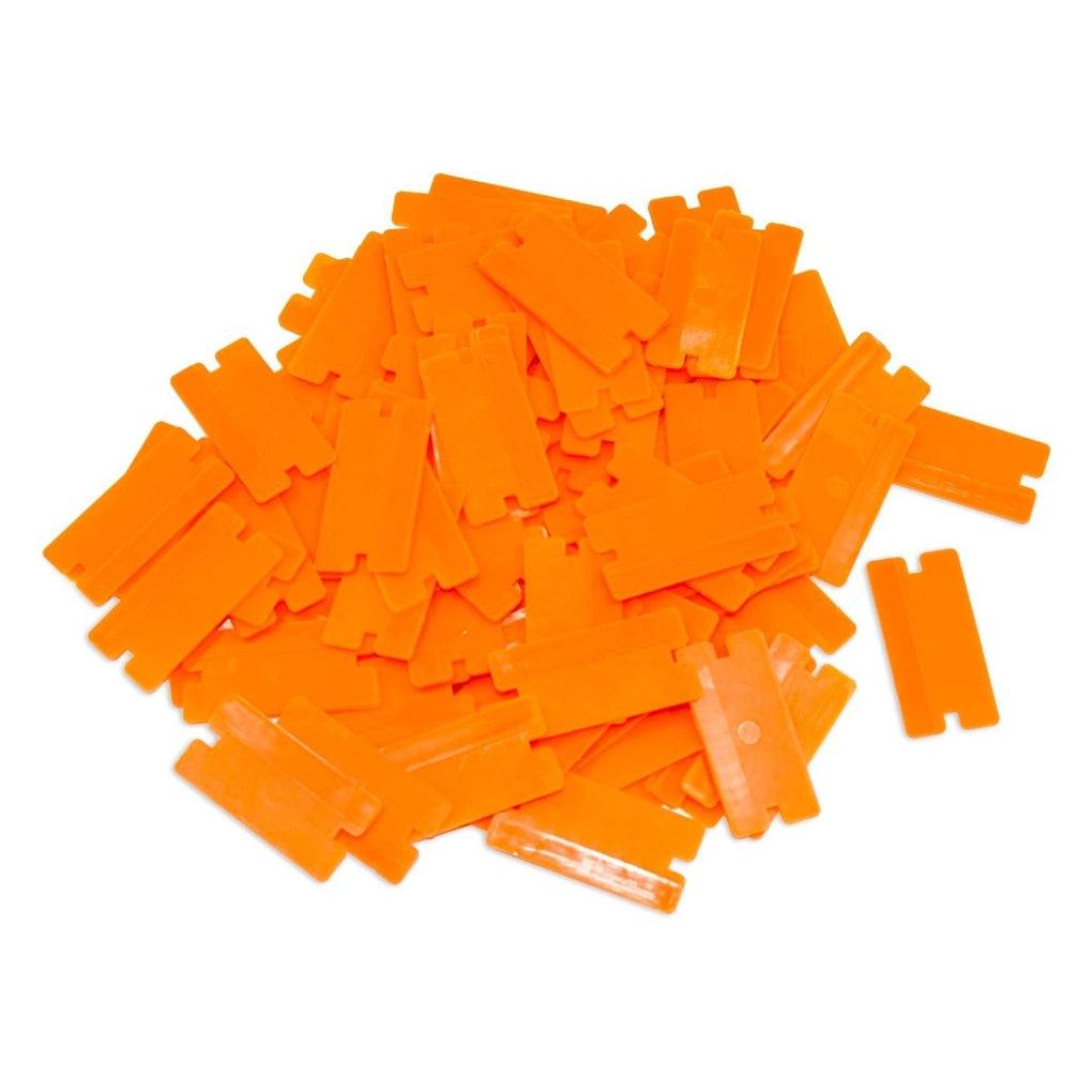 AES - 87606 - Poly Razor Blades, Pack of 100