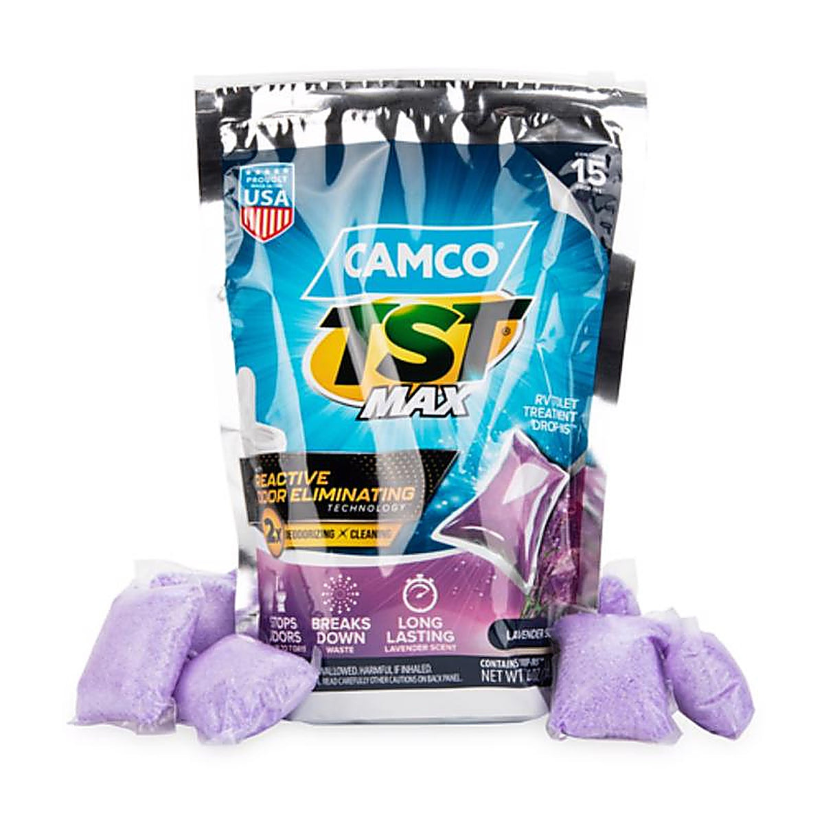 Camco - 41559 - Drop Ins Toilet Treatment - 15/Pack