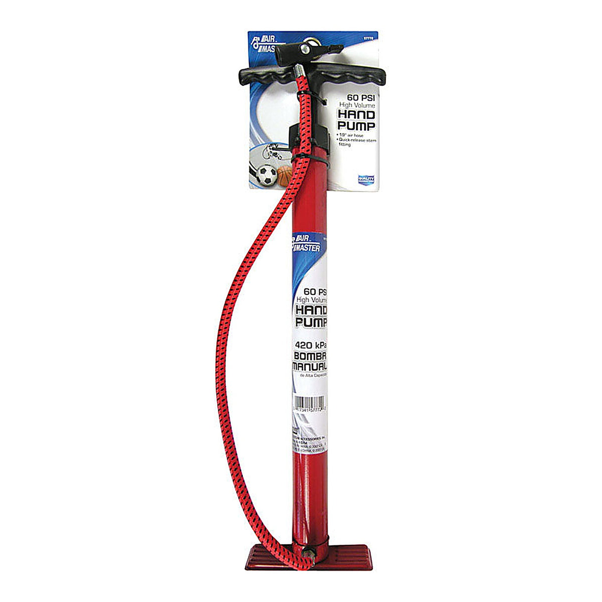 Custom Accessories - 57772 - Air Master 60 psi Hand Pump