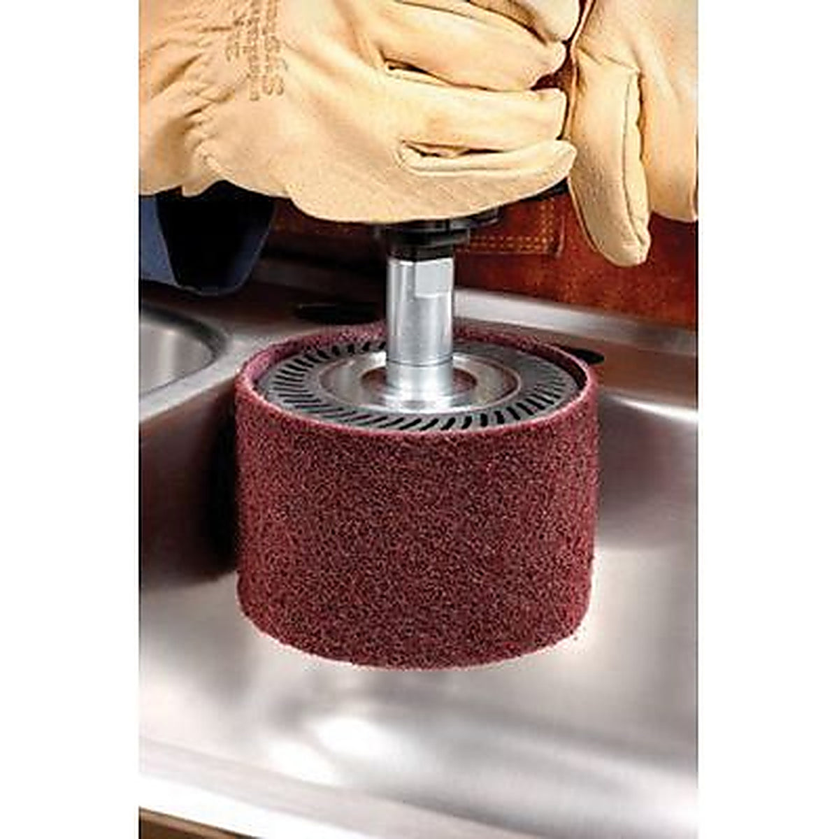 3M - 8858 - Scotch-Brite 08858 Sc-Bs Series Non-Woven Surface Conditioning Belt, 1/2 Inch W X 18 Inch L, Coarse Grade, Brown