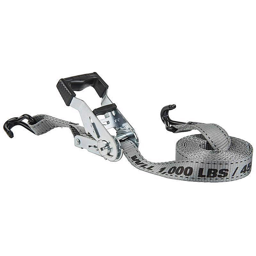Keeper - 5510 - 1 in. W x 12 ft. L Gray Tie Down Strap 1000 lb. - 4/Pack
