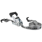 Keeper - 5510 - 1 in. W x 12 ft. L Gray Tie Down Strap 1000 lb. - 4/Pack