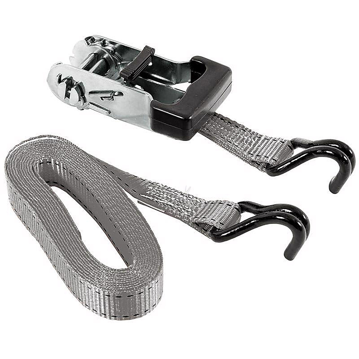 Keeper - 5510 - 1 in. W x 12 ft. L Gray Tie Down Strap 1000 lb. - 4/Pack