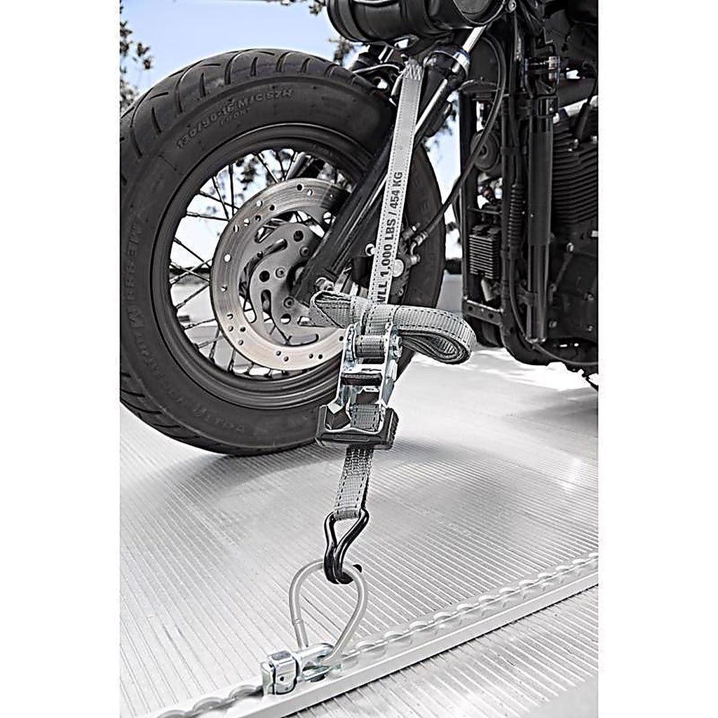 Keeper - 5510 - 1 in. W x 12 ft. L Gray Tie Down Strap 1000 lb. - 4/Pack