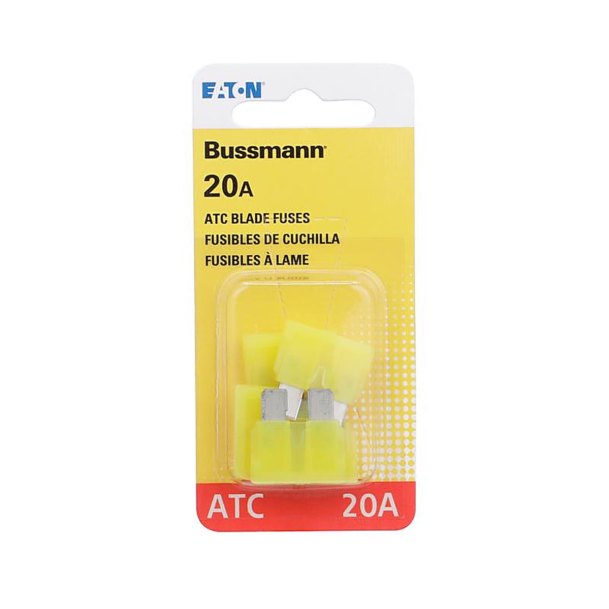 Bussmann - BP/ATC-20-RP - 20 amps ATC Blade Fuse - 5/Pack