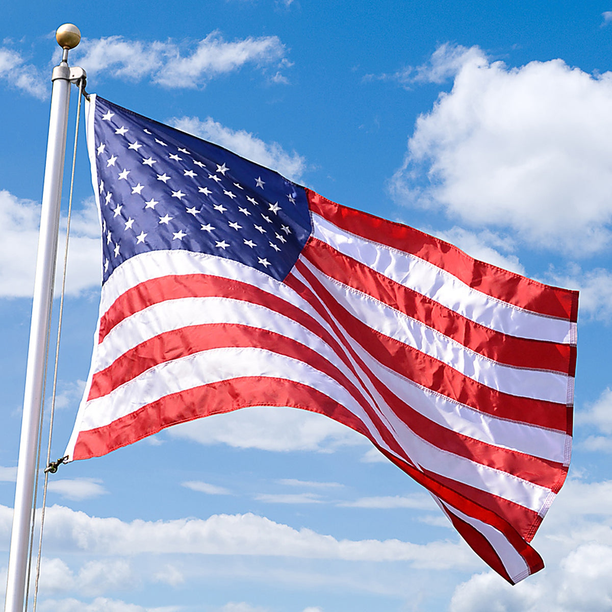 Valley Forge - US4PN - American Flag 48 in. H X 72 in. W