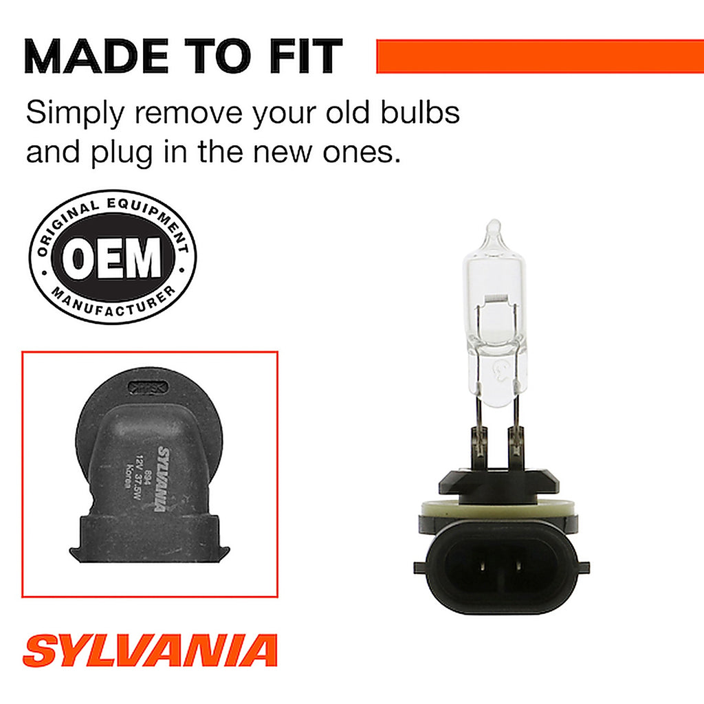 Sylvania - 894BP - 894 Basic Fog Bulb, 1 Pack
