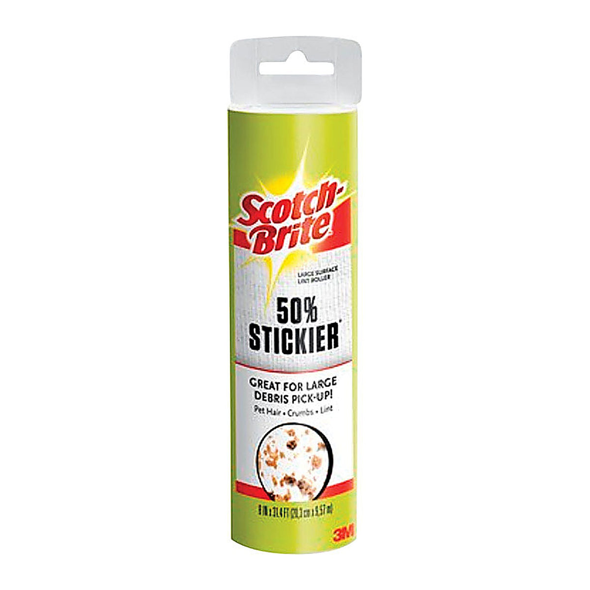 3M - 830LSRFS-60 - Scotch-Brite Plastic Lint Roller Refill 8 in. W