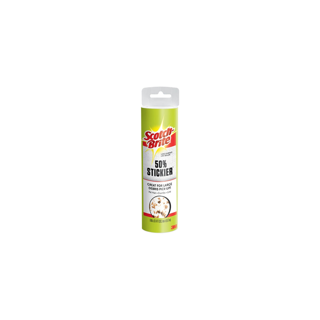 3M - 830LSRFS-60 - Scotch-Brite Plastic Lint Roller Refill 8 in. W