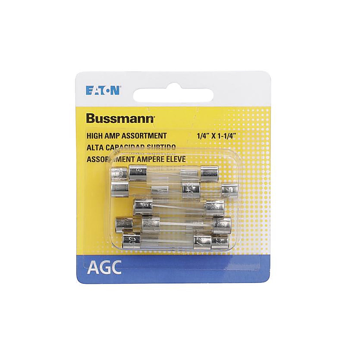 Bussmann - BP/AGC-AH10-RP - 30 amps AGC Glass Tube Fuse - 10/Pack