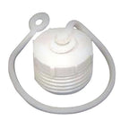US Hardware - RV-460C - Male Hose Plug With Lanyard - 1/Pack