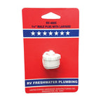 US Hardware - RV-460C - Male Hose Plug With Lanyard - 1/Pack