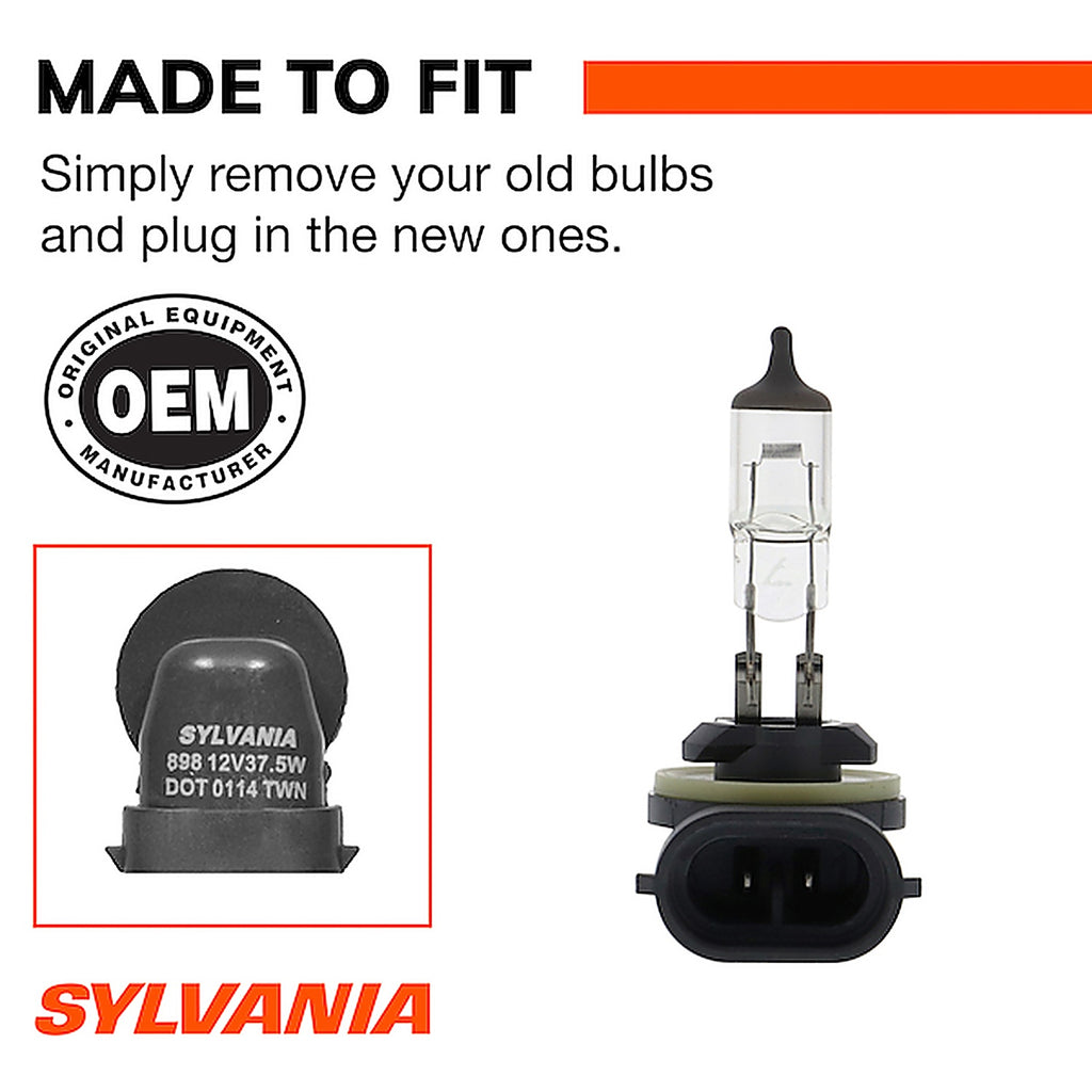 Sylvania - 898BP - 898 Basic Fog Bulb, 1 Pack
