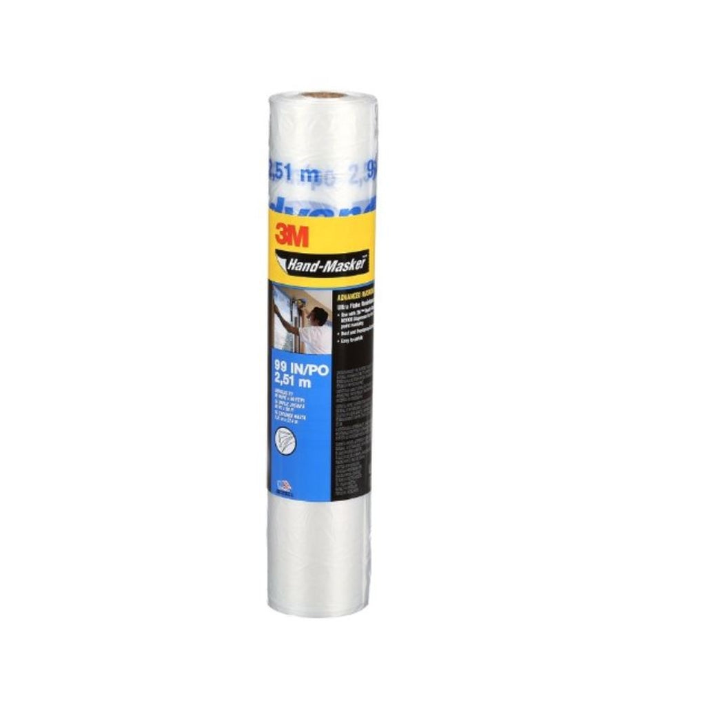 3M - 90040 - Hand-Masker Advanced Masking Film AMF99, 99 in x 90 ft x .35 mil 1 Roll/Pack - 70006940574