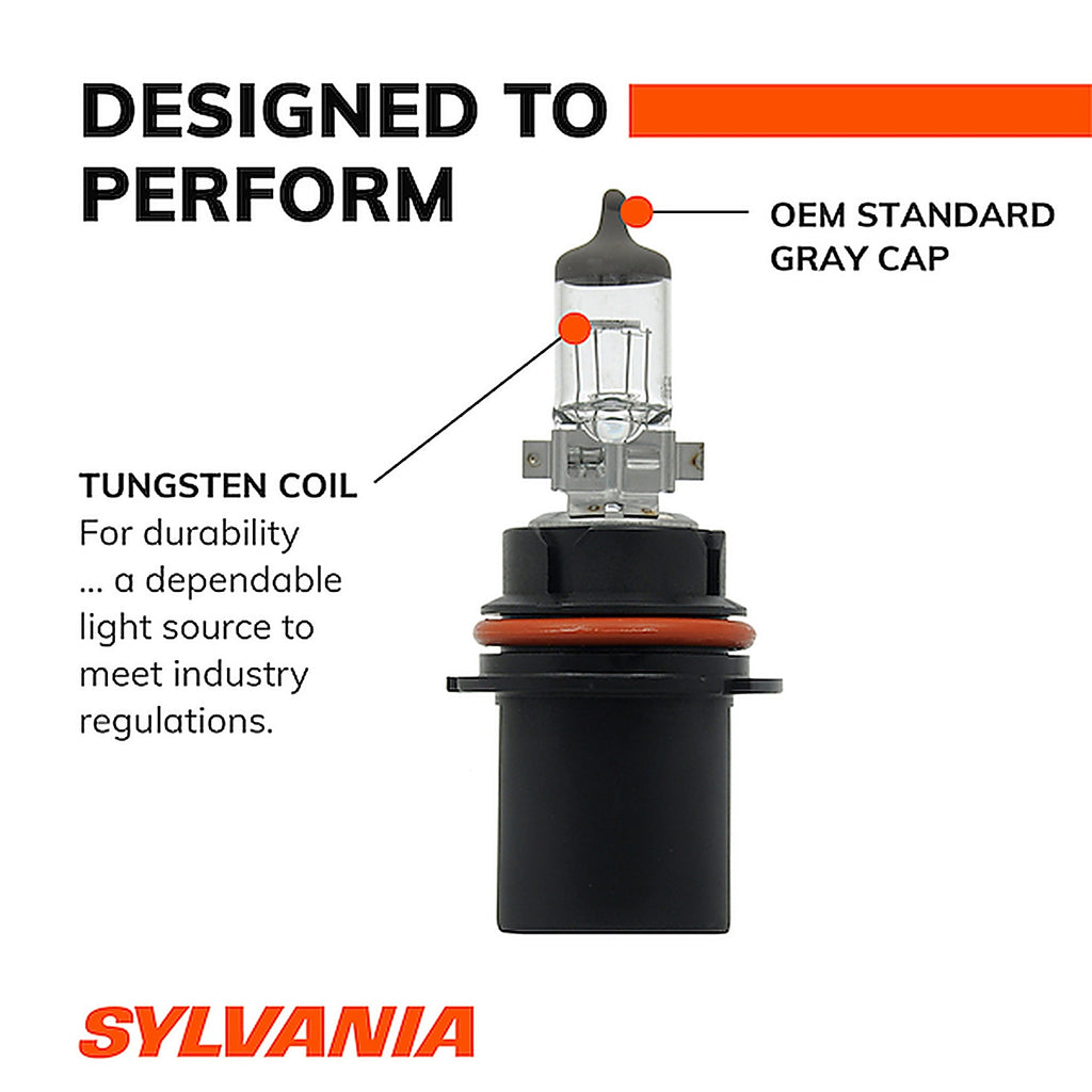 Sylvania - 9004BP - 9004 Basic Halogen Headlight Bulb, 1 Pack