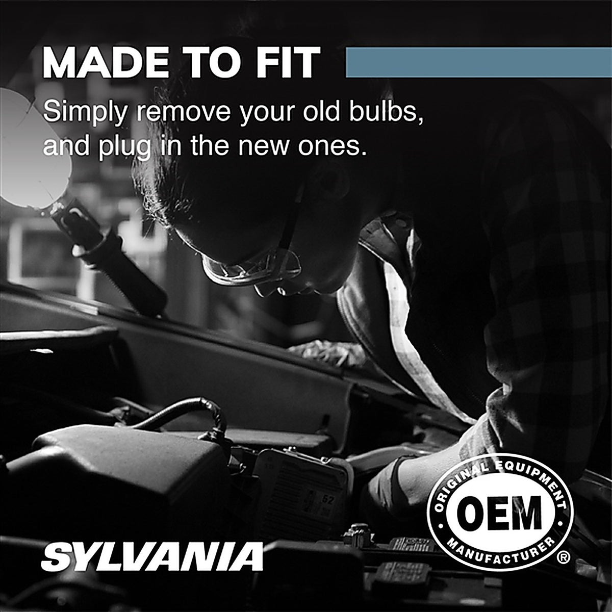 Sylvania - 9006BX - 9006 Basic Halogen Headlight Bulb, 1 Pack