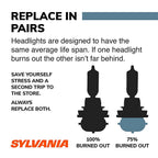 Sylvania - 9006BX - 9006 Basic Halogen Headlight Bulb, 1 Pack