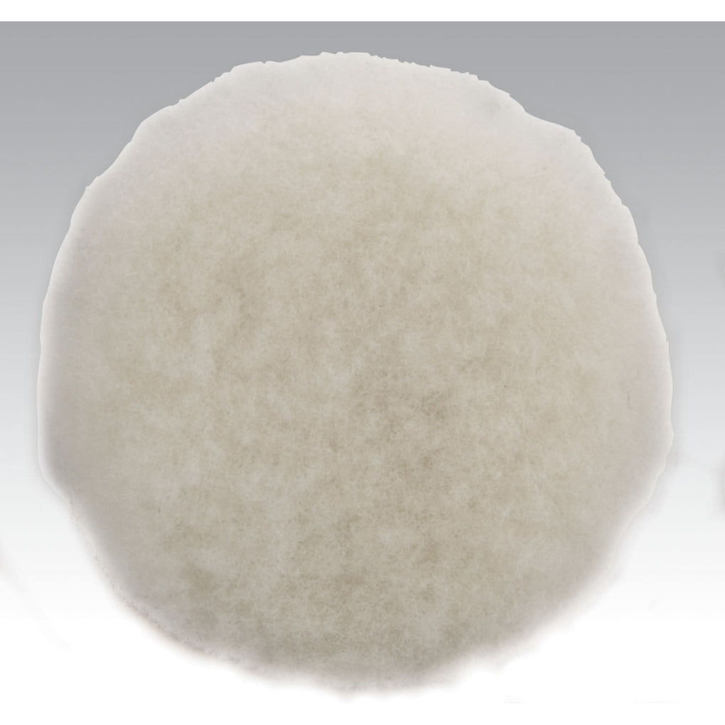 DYNABRADE - 90080 - 3 in (76 mm) Dia. Polishing Pad, Natural Sheepskin Wool