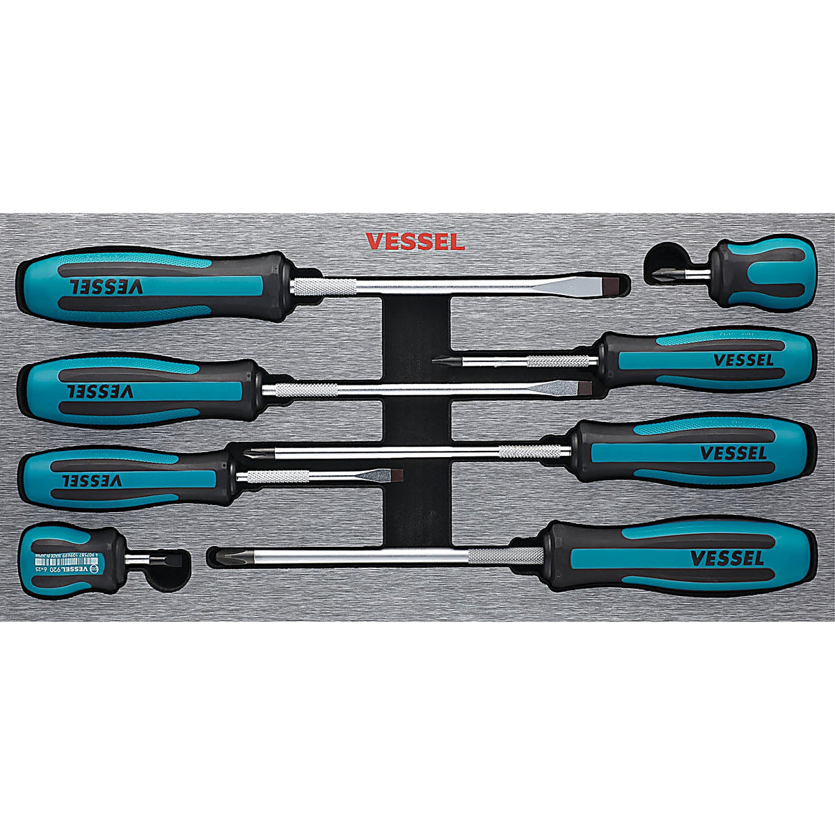 Vessel - 9008EVA - 8 Piece Megadora Jawsfit Screwdriver Set