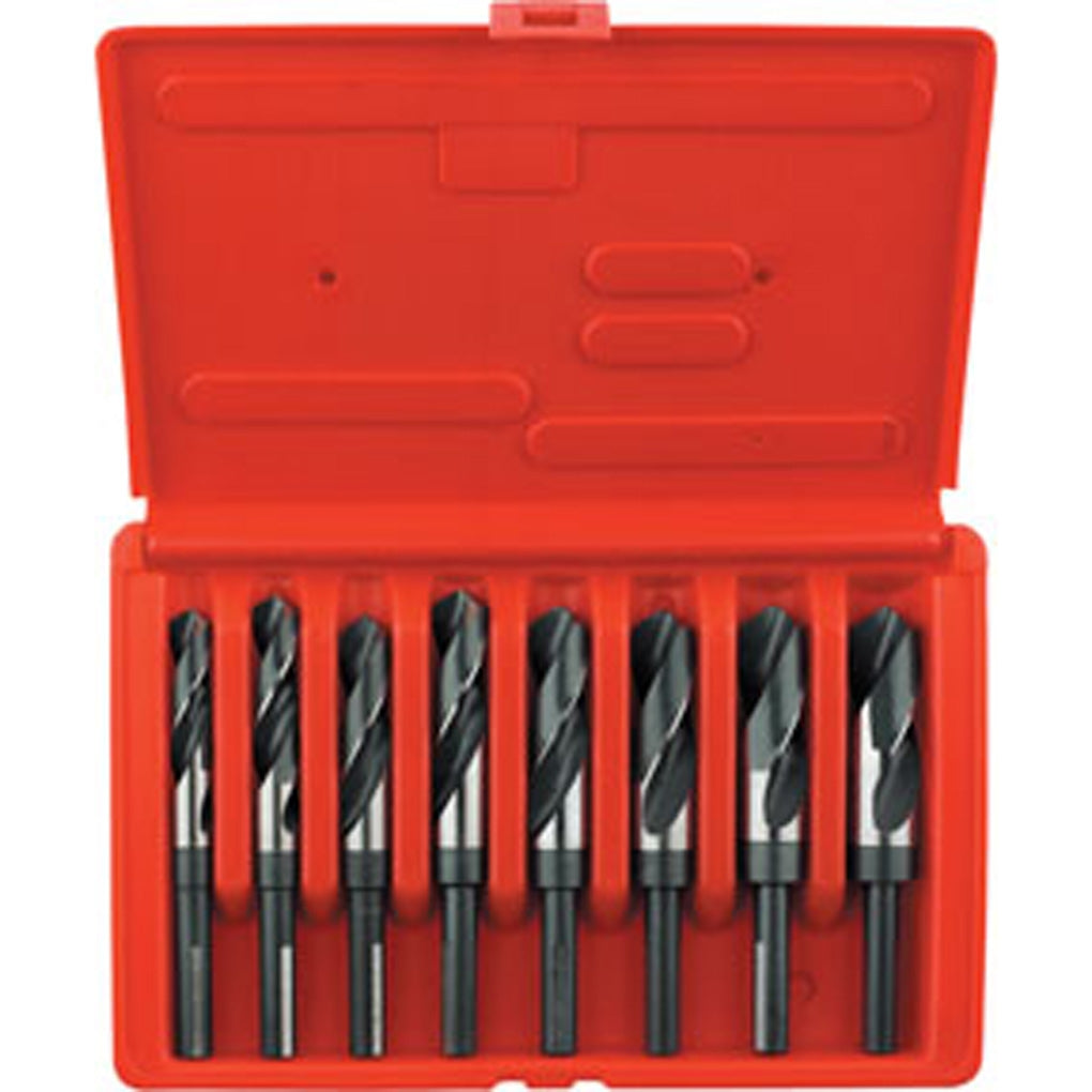 IRWIN - 90108 - 8 Pc. 1/2 in Reduced Shank Siler & Deming Fractional Drill Bit Set