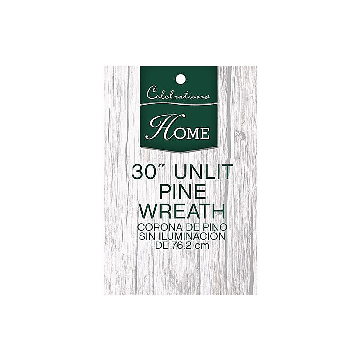 Holiday Bright Lights - PNWR-30A - 30 in. D Traditional Pine Christmas Wreath
