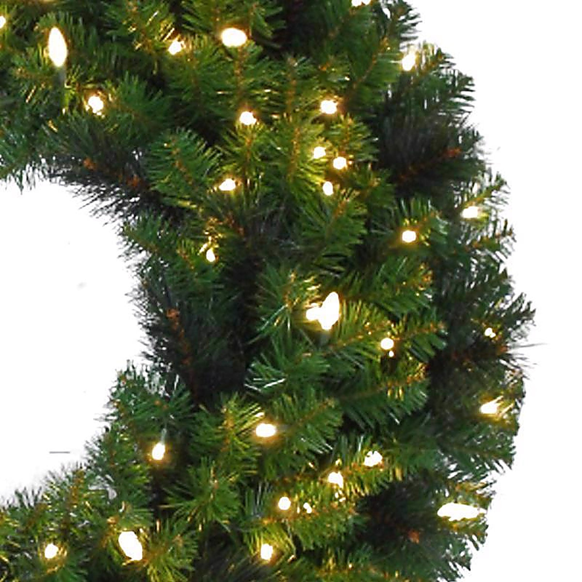 Celebrations - MPWR-36-WAC6WWA - 36 in. Dia. LED Prelit Mixed Pine Christmas Wreath
