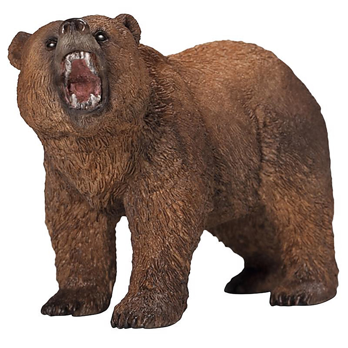 Schleich - 14685 - Wild Life Grizzly Bear Toy Plastic Brown
