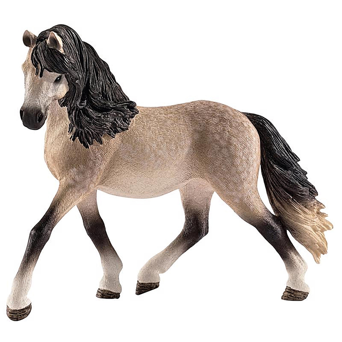 Schleich - 13793 - Horse Club Andalusian Mare Horse Toy Plastic Black/Tan