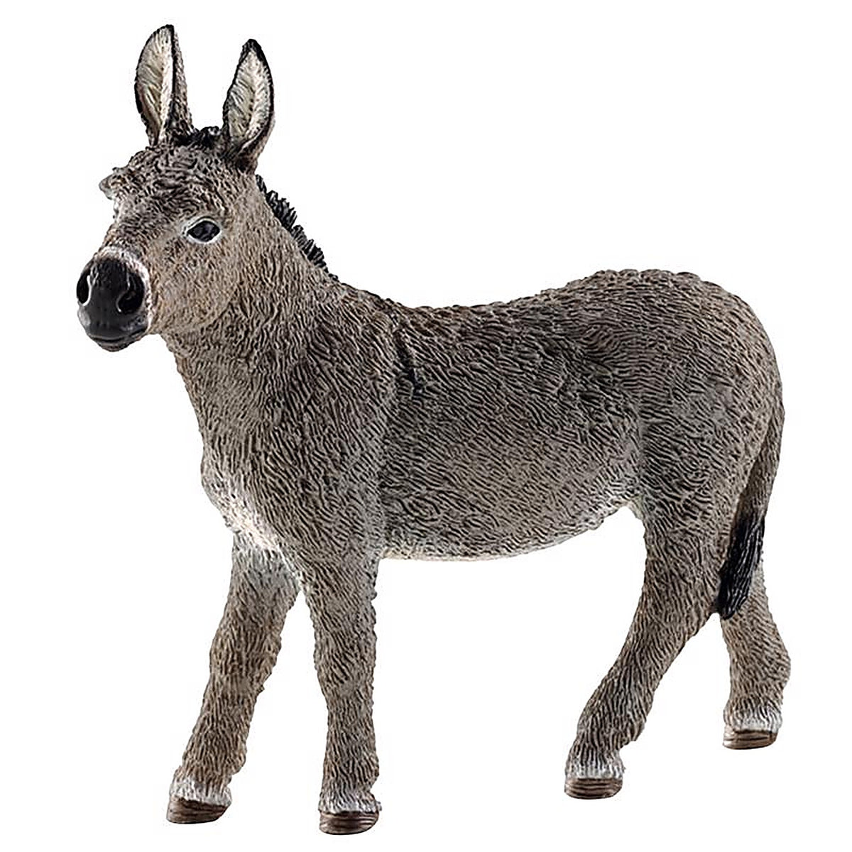 Schleich - 13772 - Farm World Donkey Toy Plastic Black/White