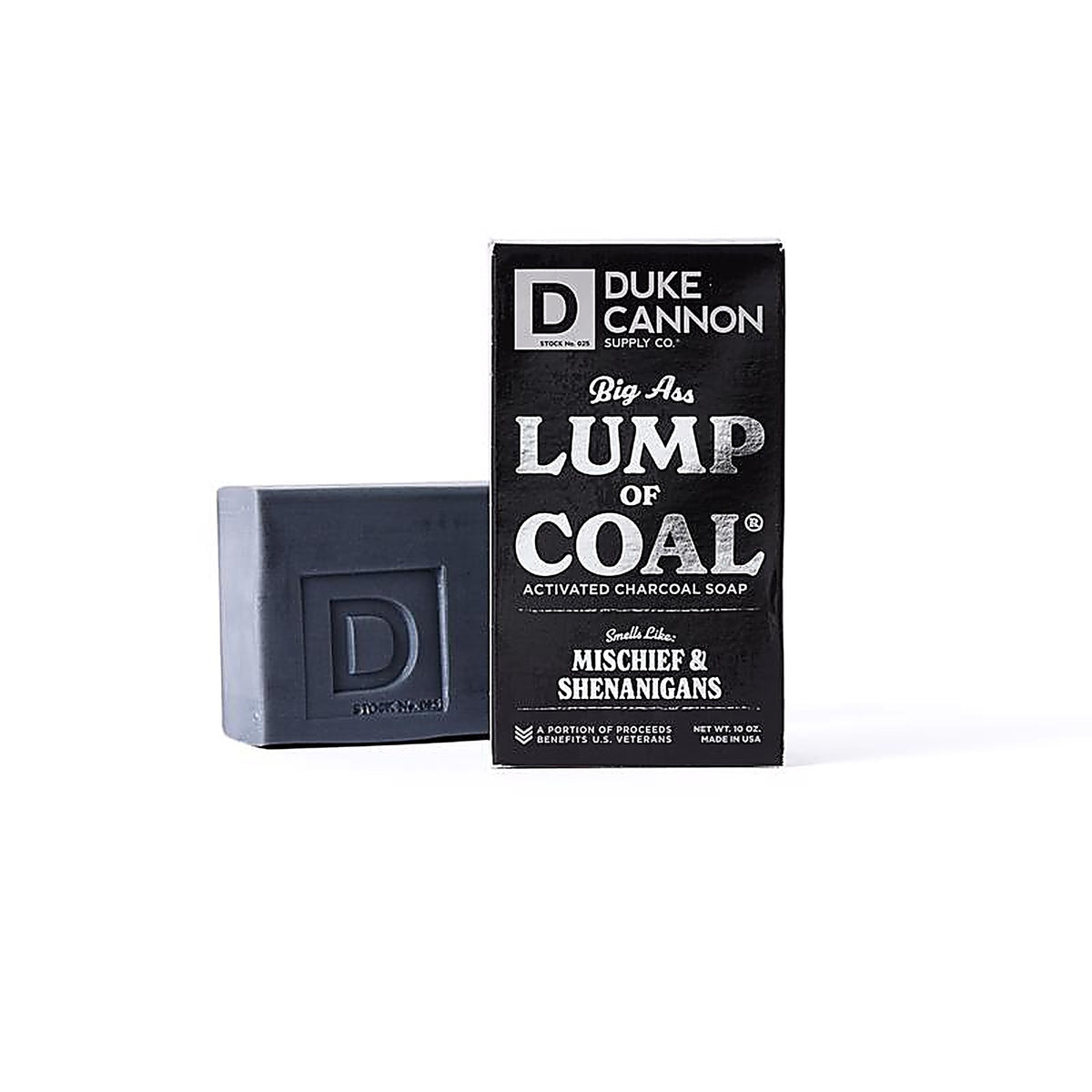 Duke Cannon - 01HOLIDAYCOAL1 - Big Ass Lump of Coal Black Pepper Scent Shower Soap 10 oz. - 1/Pack