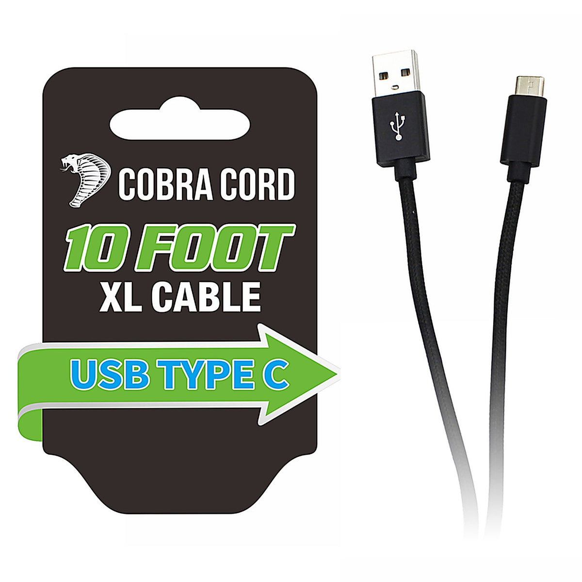 Diamond Visions - 01-2646 - Cobra Cord USB Type C Charging Cable 1 pk