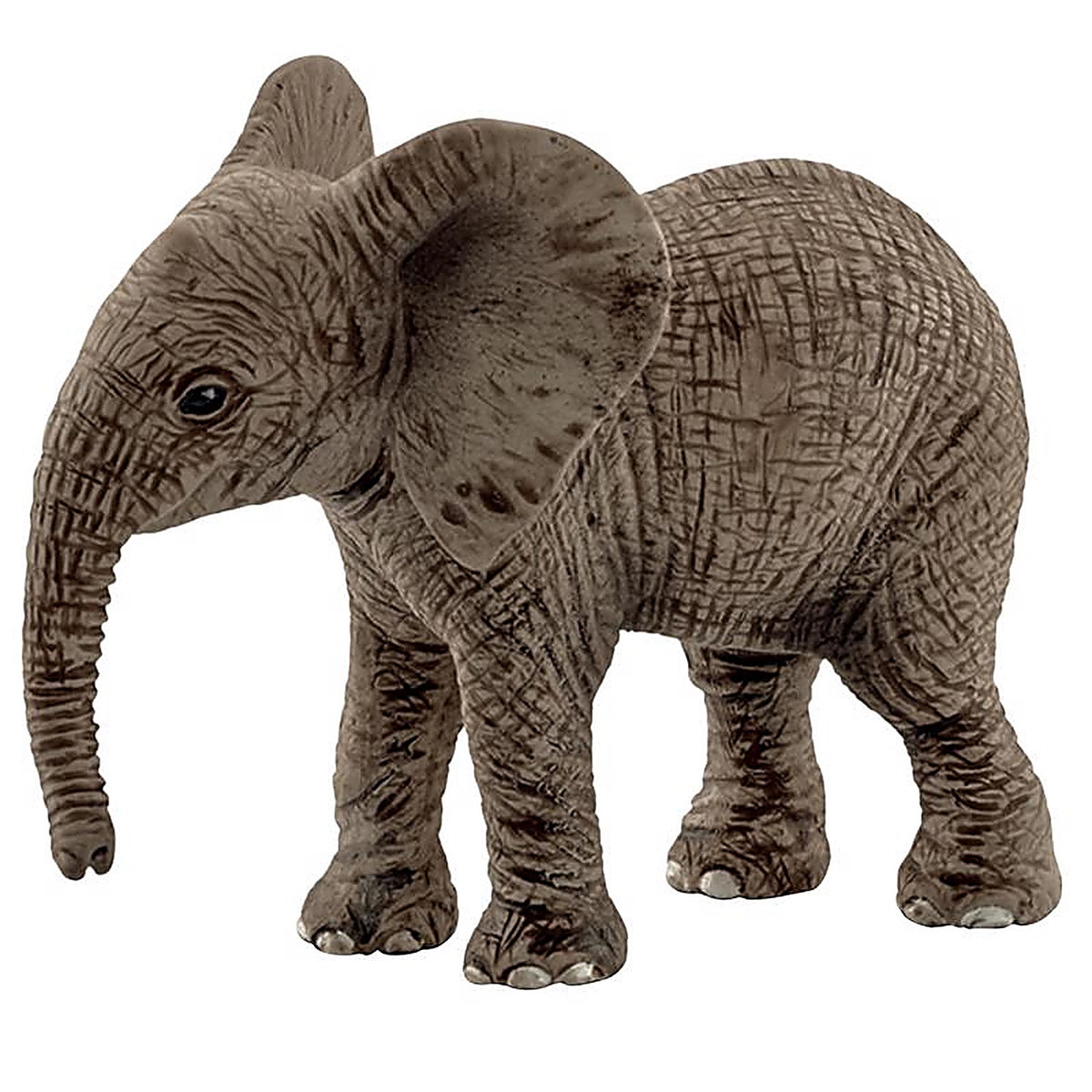 Schleich - 14763 - Wild Life African Elephant Calf Toy Plastic Gray