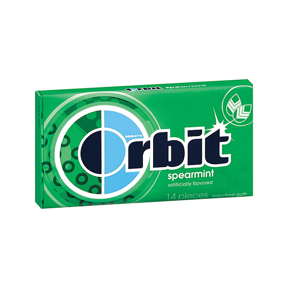 Orbit - 21484 - Sugar Free Spearmint Chewing Gum 14 pc