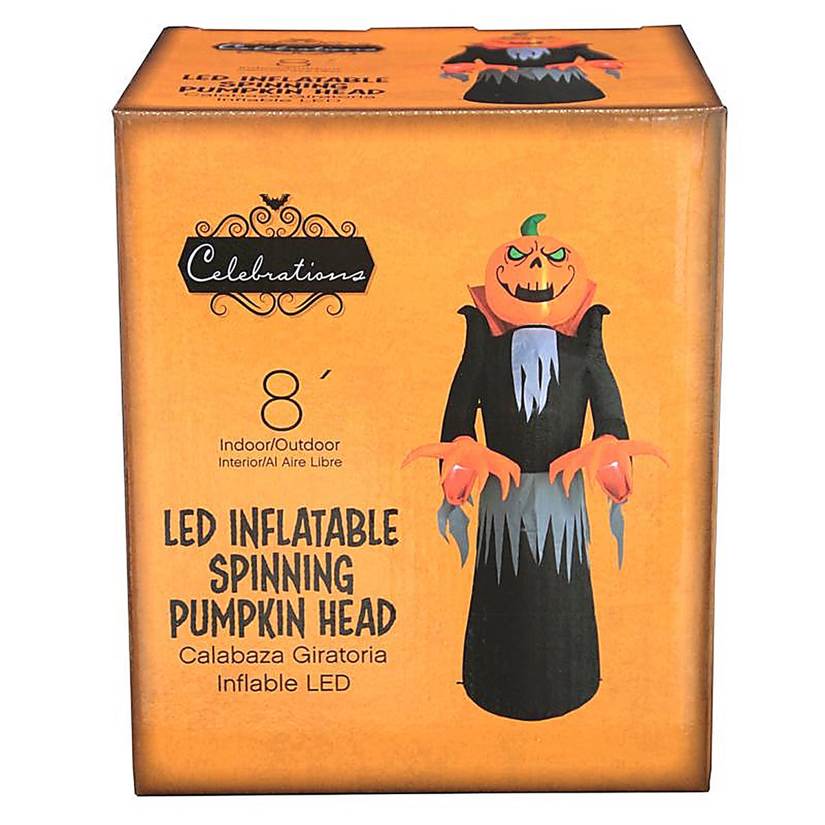 Celebrations - MY-20P877C - Four Season Head Spinning Pumpkin Inflatable