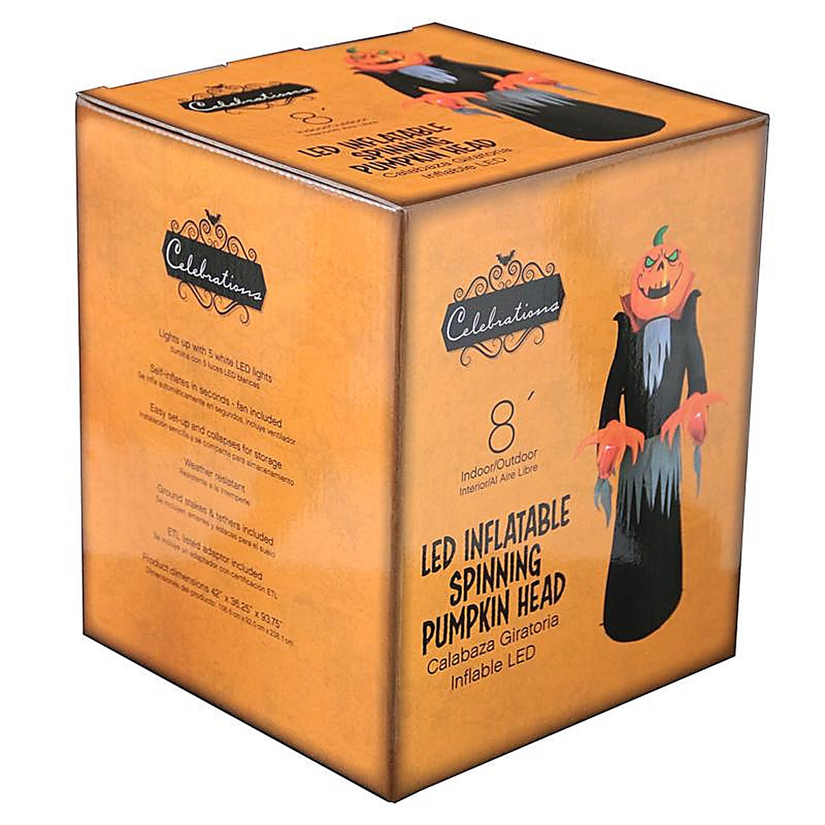 Celebrations - MY-20P877C - Four Season Head Spinning Pumpkin Inflatable