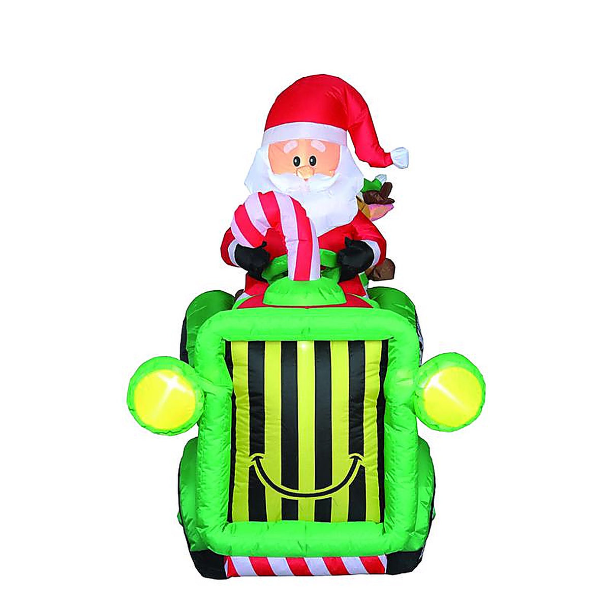 Celebrations - MY-20C681 - 6 ft. Santa With Tractor Inflatable