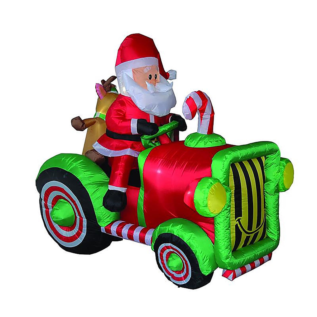 Celebrations - MY-20C681 - 6 ft. Santa With Tractor Inflatable