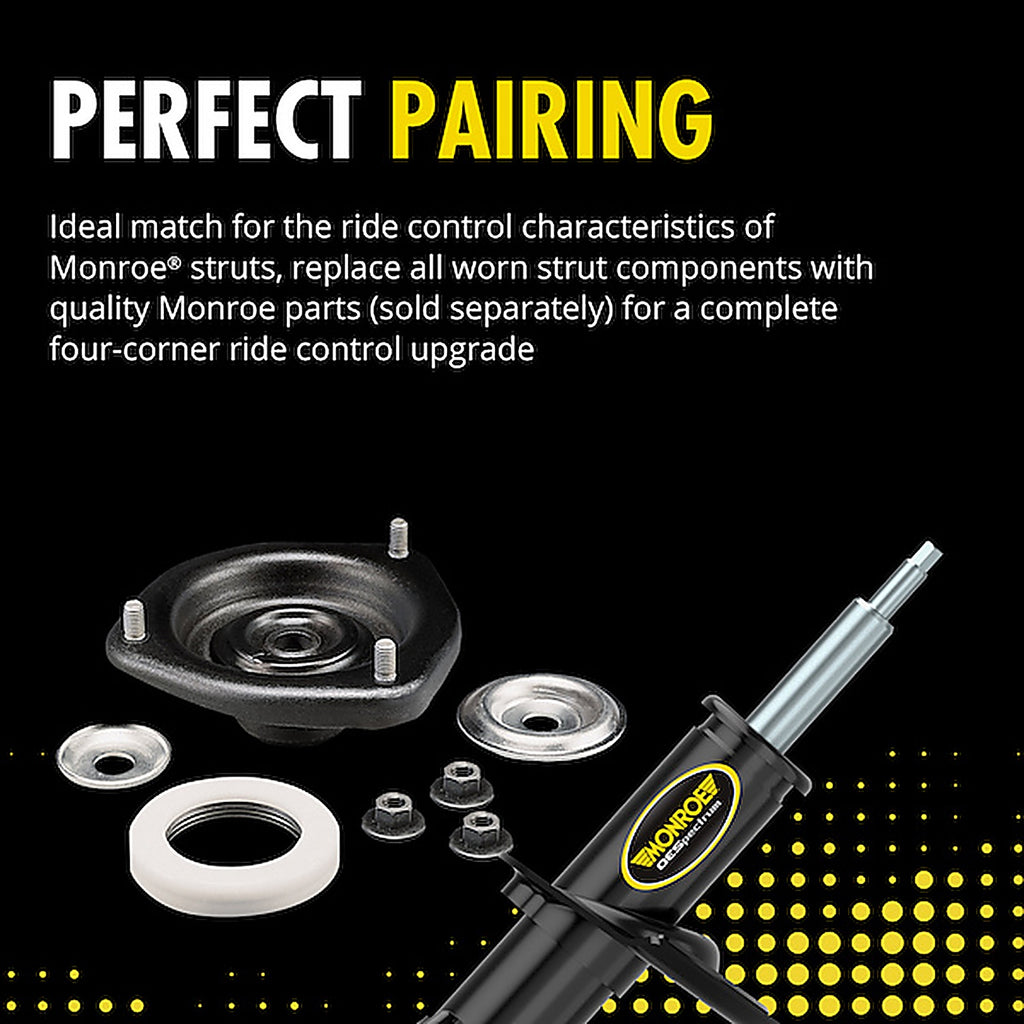 Monroe - 906982 - Strut-Mate Front; Rear Suspension Strut Mount