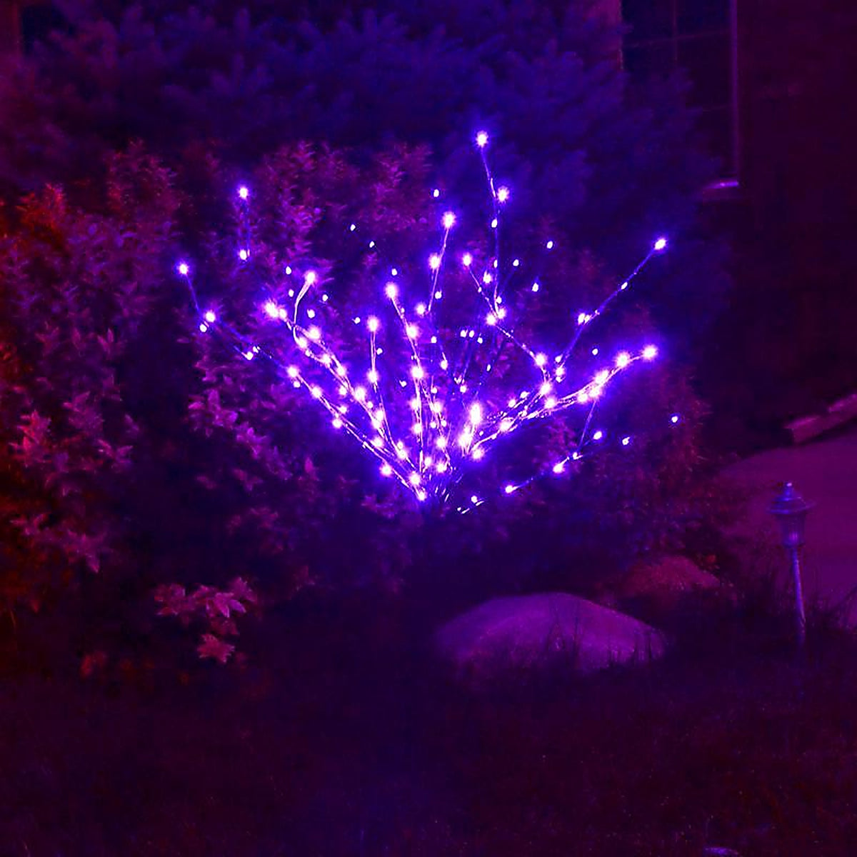 Celebrations - LBST100BPLTWA - Halloween Purple 32 in. LED Prelit Burst Halloween Decor