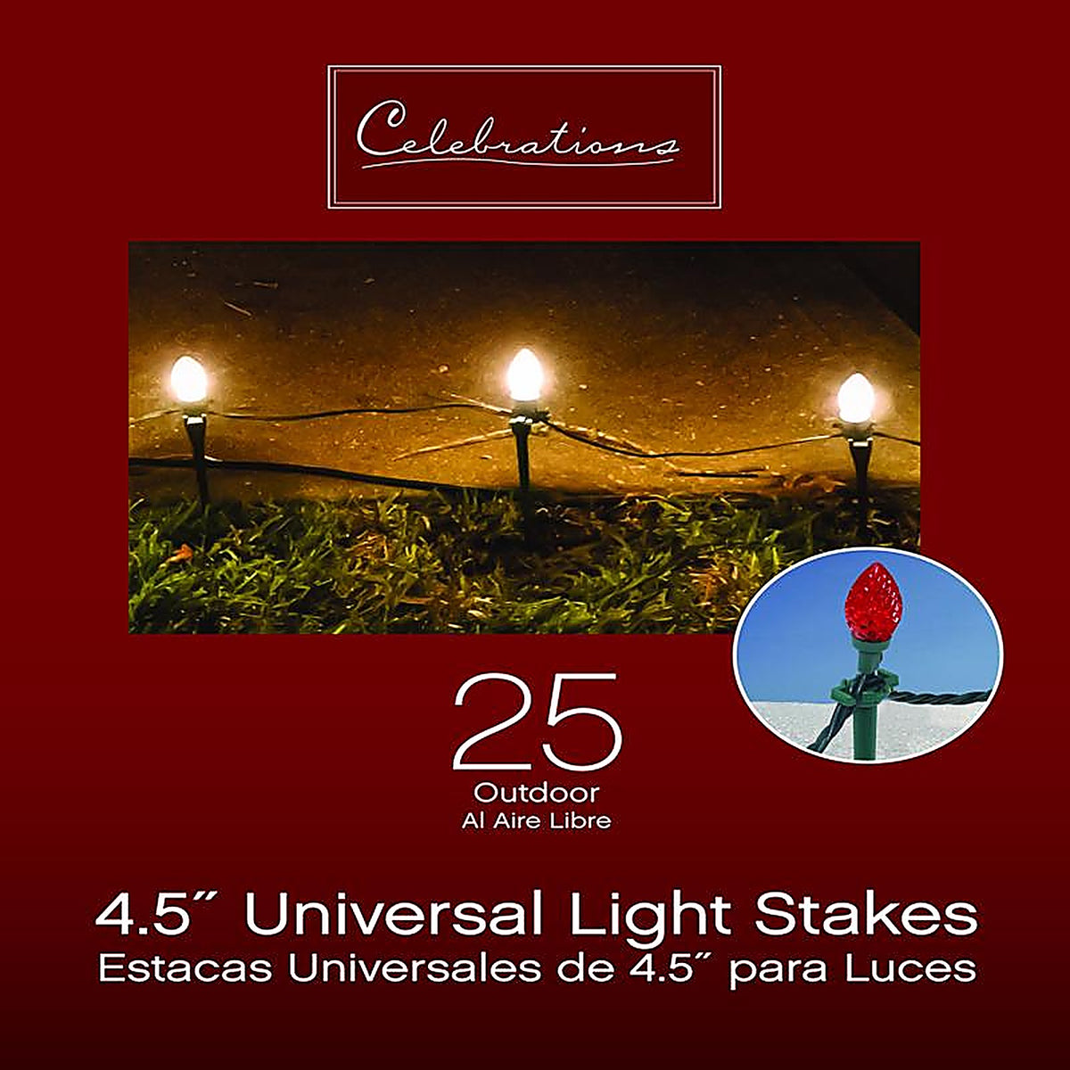 Celebrations - 73000-25GACP - Light Stake 25 ct