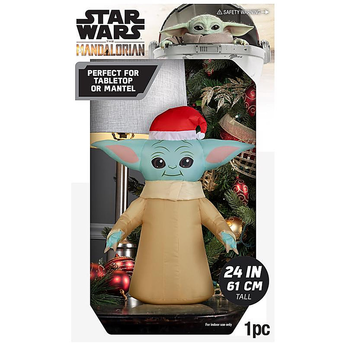 Gemmy - 119275 - Multicolored Airdorable Star Wars The Child Table Top Decoration 18.11 in.