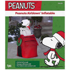 Gemmy - 19373 - LED Peanuts 3.5 ft. Snoopy on House Inflatable