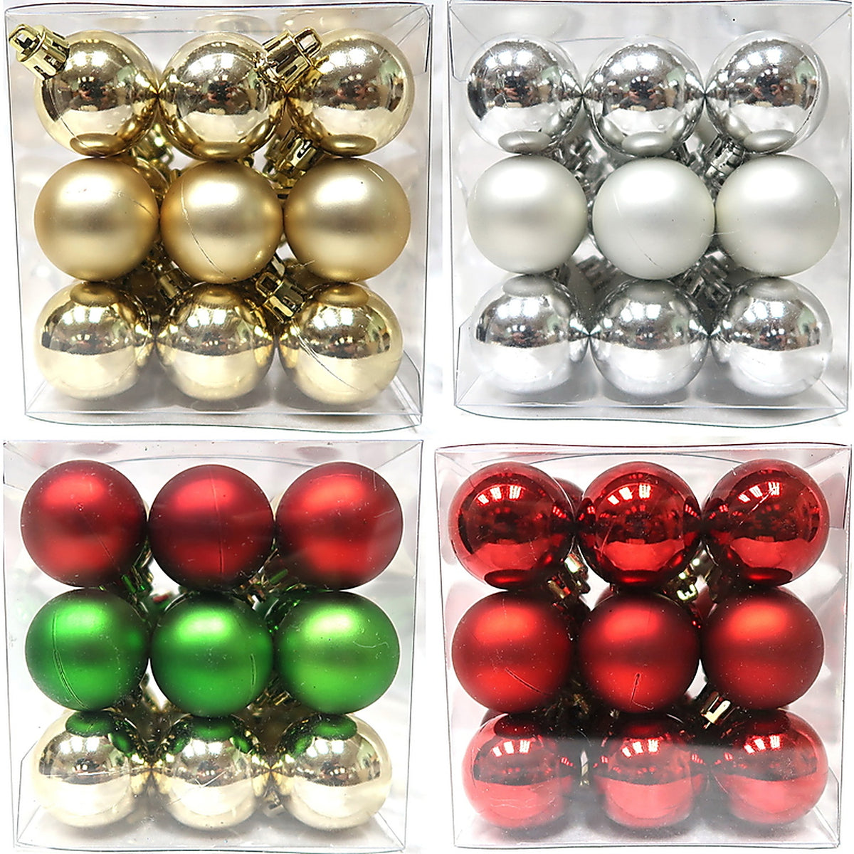Celebrations - C-21109B - Assorted Shiny and Matte Indoor Christmas Decor