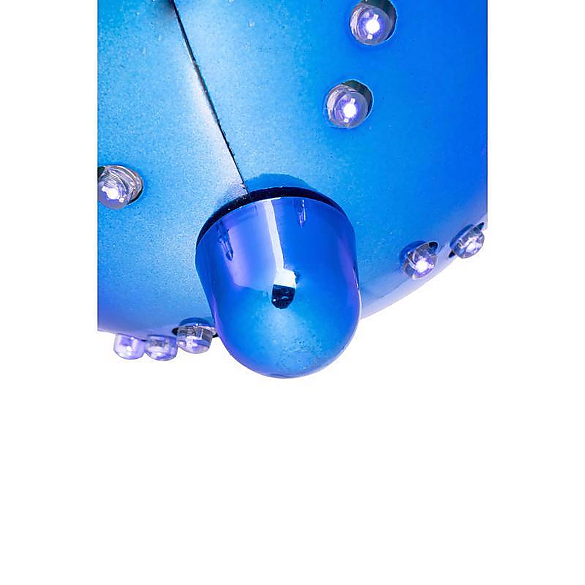 Celebrations - ORN6-BLBL - Platinum LED Blue 6 in. Lighted Ornament Hanging Decor