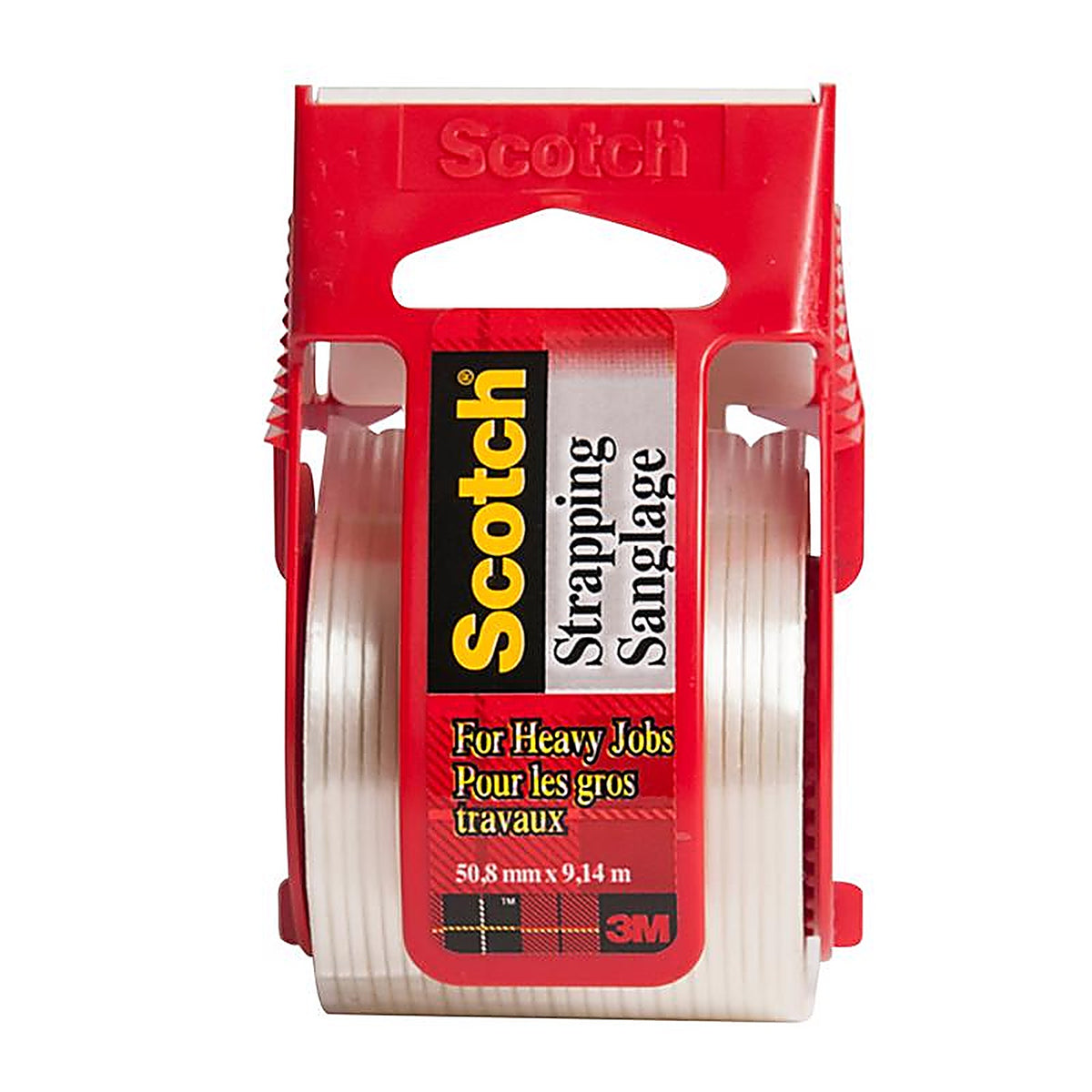 3M - 50 - Scotch 1.88 in. W X 360 in. L Strapping Tape Clear