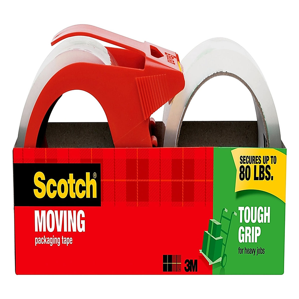 3M - 3500-21RD-3GC - Scotch 1.88 in. W X 54.6 yd L Packing Tape Clear