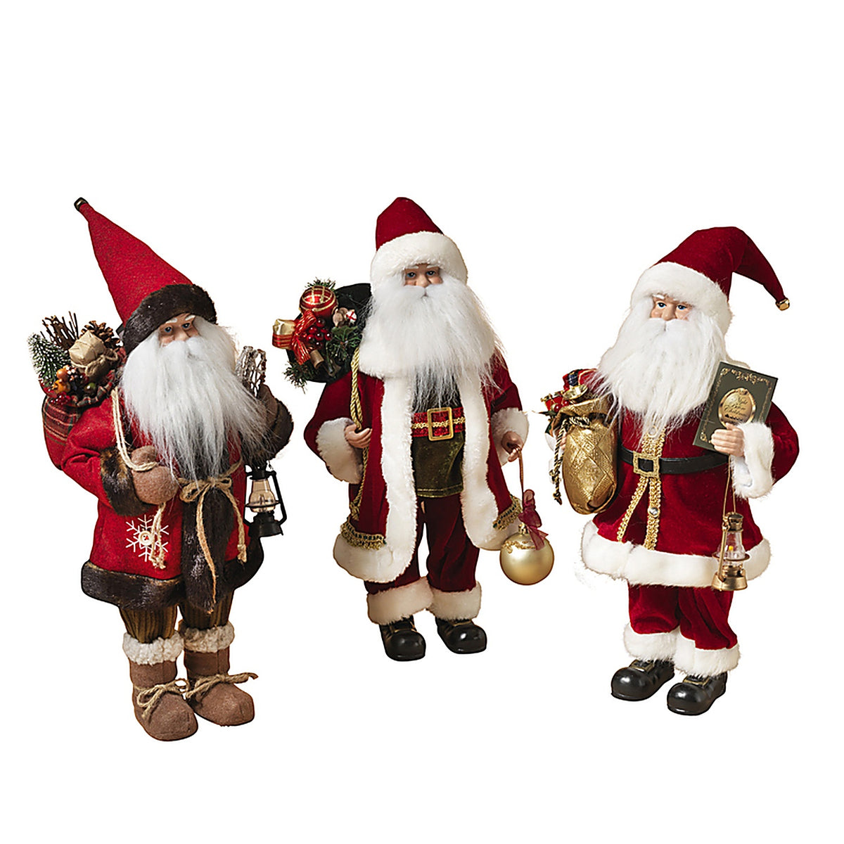 Gerson - 2306070 - Multicolored Figurine Indoor Christmas Decor 18 in.