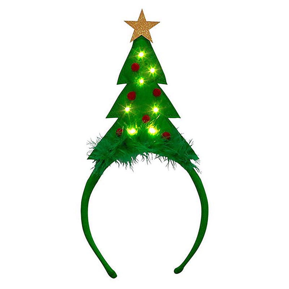 Dyno - 0409800-1 - Tree with LED Lights Headband Felt 1 pk